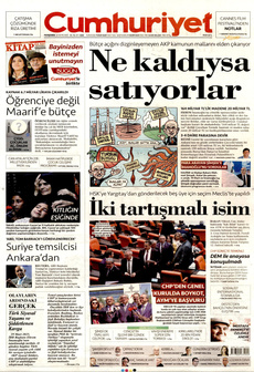 CUMHURİYET 22 Mayıs 2025 Gazete Manşeti Küçük