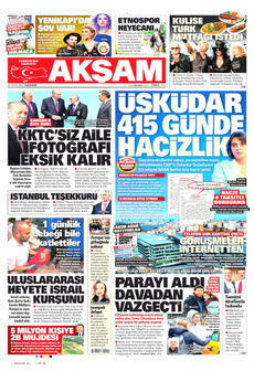 AKŞAM 22 Mayıs 2025 Gazete Manşeti Küçük