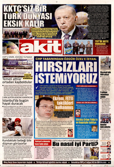YENİ AKİT 22 Mayıs 2025 Gazete Manşeti Küçük