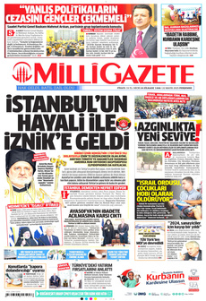 MİLLİ GAZETE 22 Mayıs 2025 Gazete Manşeti Küçük