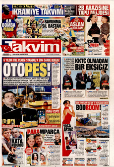 TAKVİM 22 Mayıs 2025 Gazete Manşeti Küçük