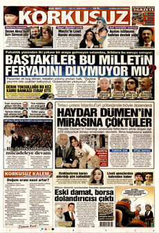 KORKUSUZ 22 Mayıs 2025 Gazete Manşeti Küçük