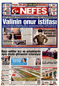 NEFES 22 Mayıs 2025 Gazete Manşeti Küçük