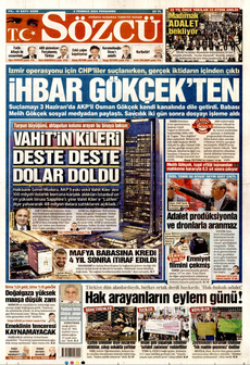 SÖZCÜ 3 Temmuz 2025 Gazete Manşeti Küçük