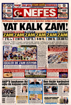 NEFES 3 Temmuz 2025 Gazete Manşeti Küçük