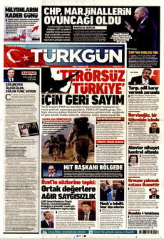 TÜRKGÜN 3 Temmuz 2025 Gazete Manşeti Küçük