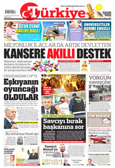 TÜRKİYE GAZETESİ 3 Temmuz 2025 Gazete Manşeti Küçük
