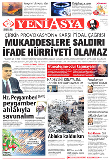 YENİ ASYA 3 Temmuz 2025 Gazete Manşeti Küçük