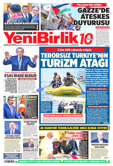 YENİBİRLİK 3 Temmuz 2025 Gazete Manşeti Küçük