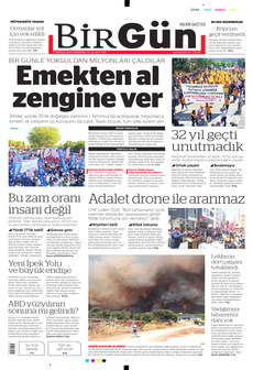 BİRGÜN 3 Temmuz 2025 Gazete Manşeti Küçük