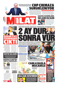 MİLAT 3 Temmuz 2025 Gazete Manşeti Küçük