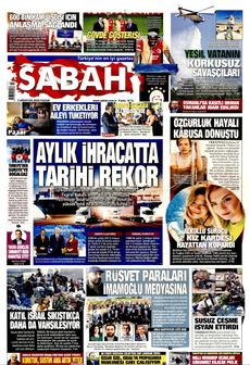 SABAH 3 Ağustos 2025 Gazete Manşeti Küçük