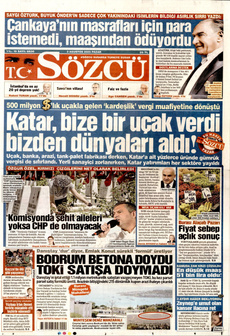 SÖZCÜ 3 Ağustos 2025 Gazete Manşeti Küçük