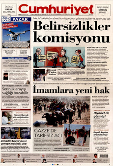 CUMHURİYET 3 Ağustos 2025 Gazete Manşeti Küçük