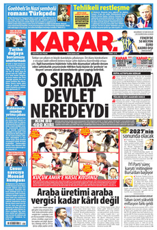KARAR 3 Ağustos 2025 Gazete Manşeti Küçük