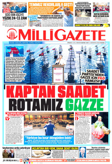 MİLLİ GAZETE 3 Ağustos 2025 Gazete Manşeti Küçük