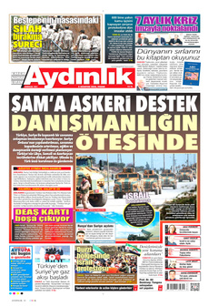 AYDINLIK GAZETESİ 3 Ağustos 2025 Gazete Manşeti Küçük