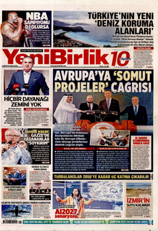 YENİBİRLİK 3 Ağustos 2025 Gazete Manşeti Küçük