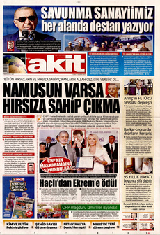 YENİ AKİT 29 Ağustos 2025 Gazete Manşeti Küçük