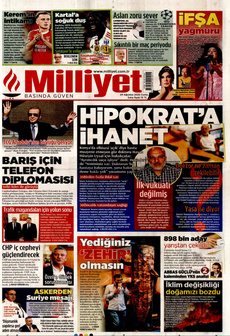 MİLLİYET 29 Ağustos 2025 Gazete Manşeti Küçük