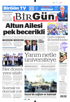 BİRGÜN 29 Ağustos 2025 Gazete Manşeti Küçük