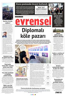 EVRENSEL 29 Ağustos 2025 Gazete Manşeti Küçük