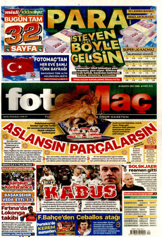 FOTOMAÇ 29 Ağustos 2025 Gazete Manşeti Küçük