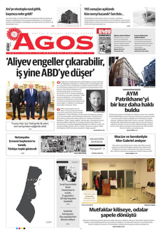AGOS 29 Ağustos 2025 Gazete Manşeti Küçük