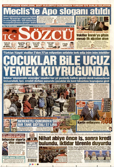 SÖZCÜ 8 Ekim 2025 Gazete Manşeti Küçük