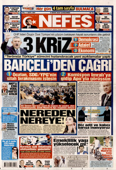 NEFES 8 Ekim 2025 Gazete Manşeti Küçük