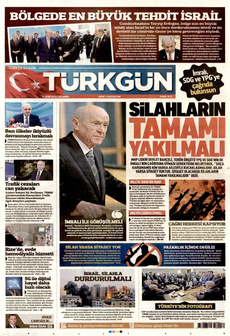 TÜRKGÜN 8 Ekim 2025 Gazete Manşeti Küçük