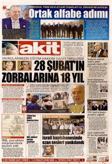 YENİ AKİT 8 Ekim 2025 Gazete Manşeti Küçük