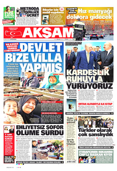 AKŞAM 8 Ekim 2025 Gazete Manşeti Küçük