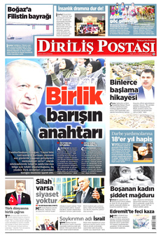 DİRİLİŞ POSTASI 8 Ekim 2025 Gazete Manşeti Küçük