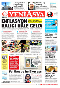 YENİ ASYA 8 Ekim 2025 Gazete Manşeti Küçük