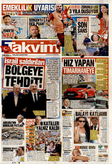 TAKVİM 8 Ekim 2025 Gazete Manşeti Küçük