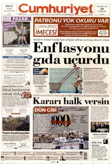 CUMHURİYET 2 Kasım 2025 Gazete Manşeti Küçük