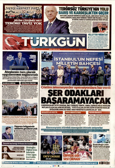 TÜRKGÜN 2 Kasım 2025 Gazete Manşeti Küçük