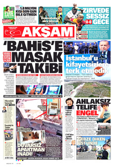 AKŞAM 2 Kasım 2025 Gazete Manşeti Küçük