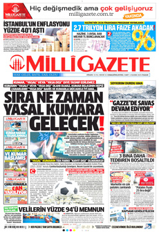 MİLLİ GAZETE 2 Kasım 2025 Gazete Manşeti Küçük
