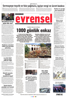 EVRENSEL 2 Kasım 2025 Gazete Manşeti Küçük