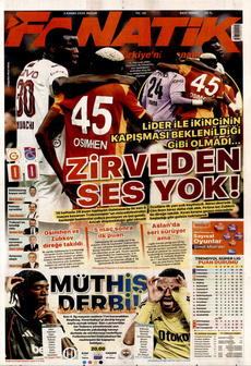 FANATİK 2 Kasım 2025 Gazete Manşeti Küçük
