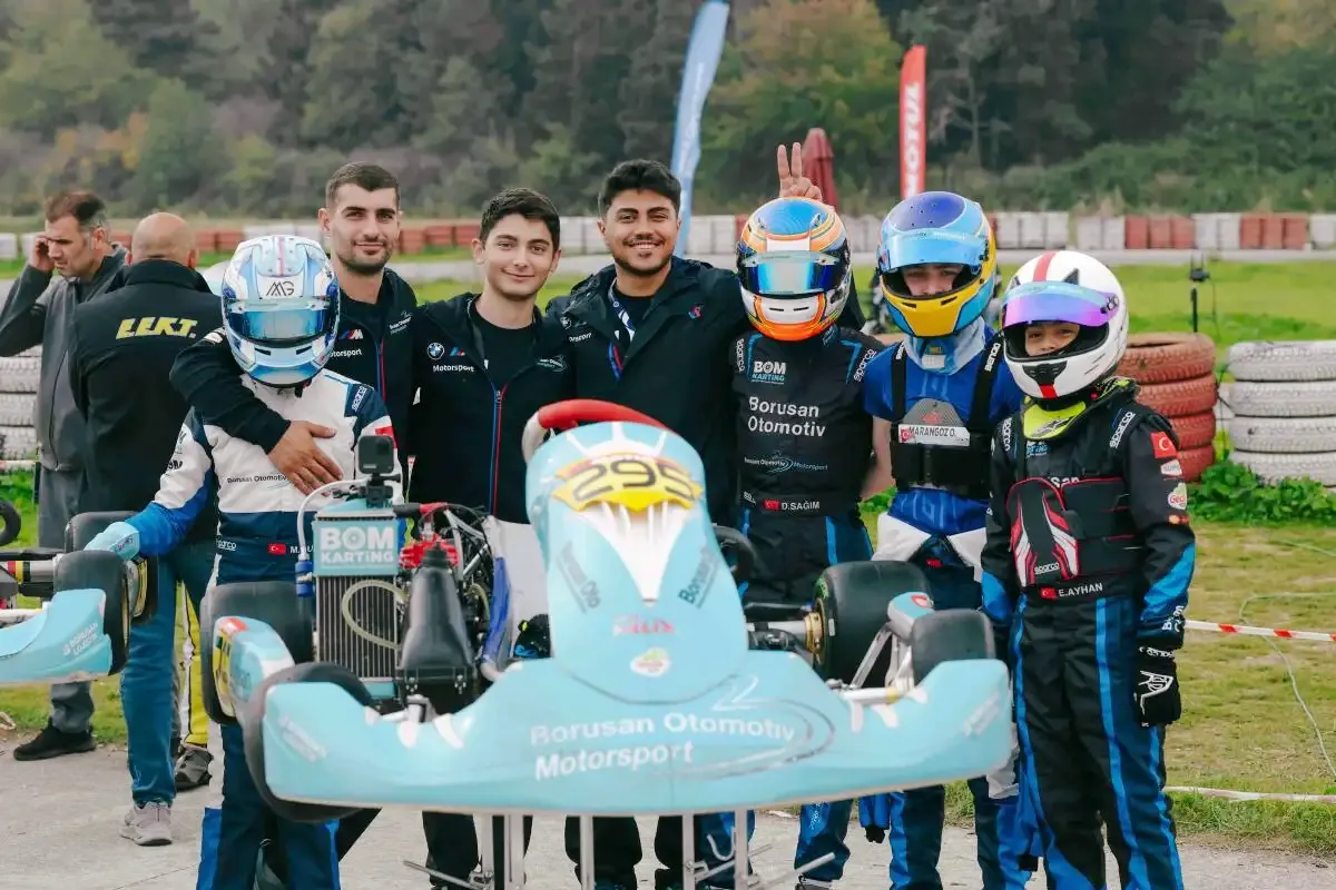 BOM Karting takımı 5 podyum derecesiyle birinciliğini korudu